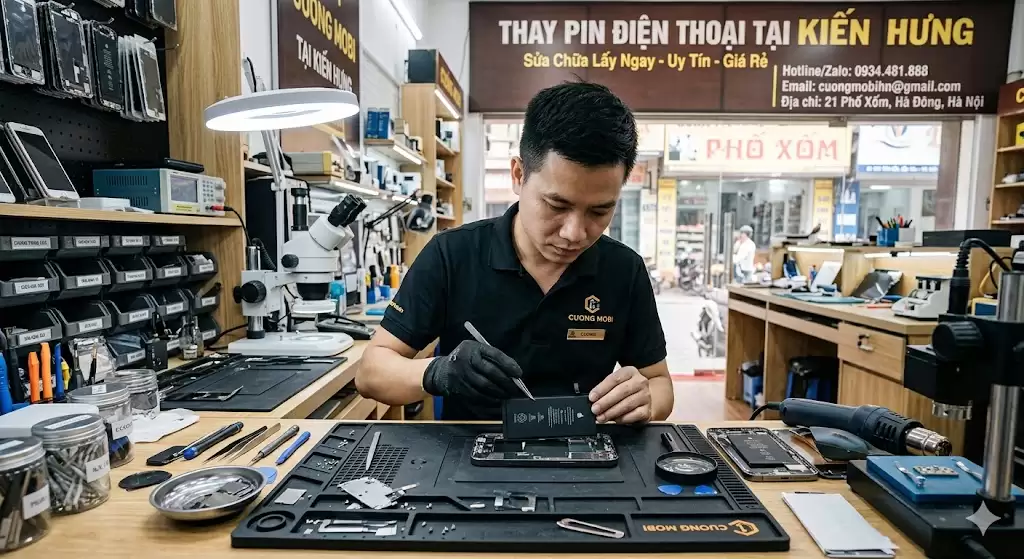 Sửa điện thoại Kiến Hưng Hà Đông