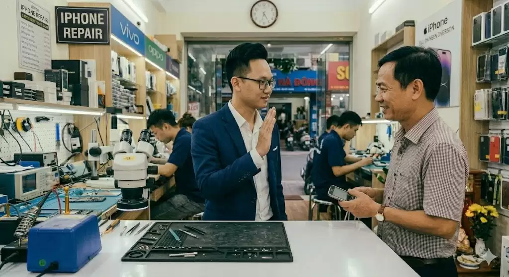 Sửa Điện Thoại Gần Học Viện An Ninh