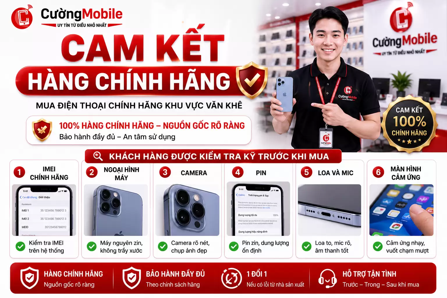 Điện thoại chính hãng khu vực Văn Khê uy tín giá tốt