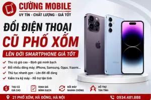 Đổi Điện Thoại Cũ Phố Xốm