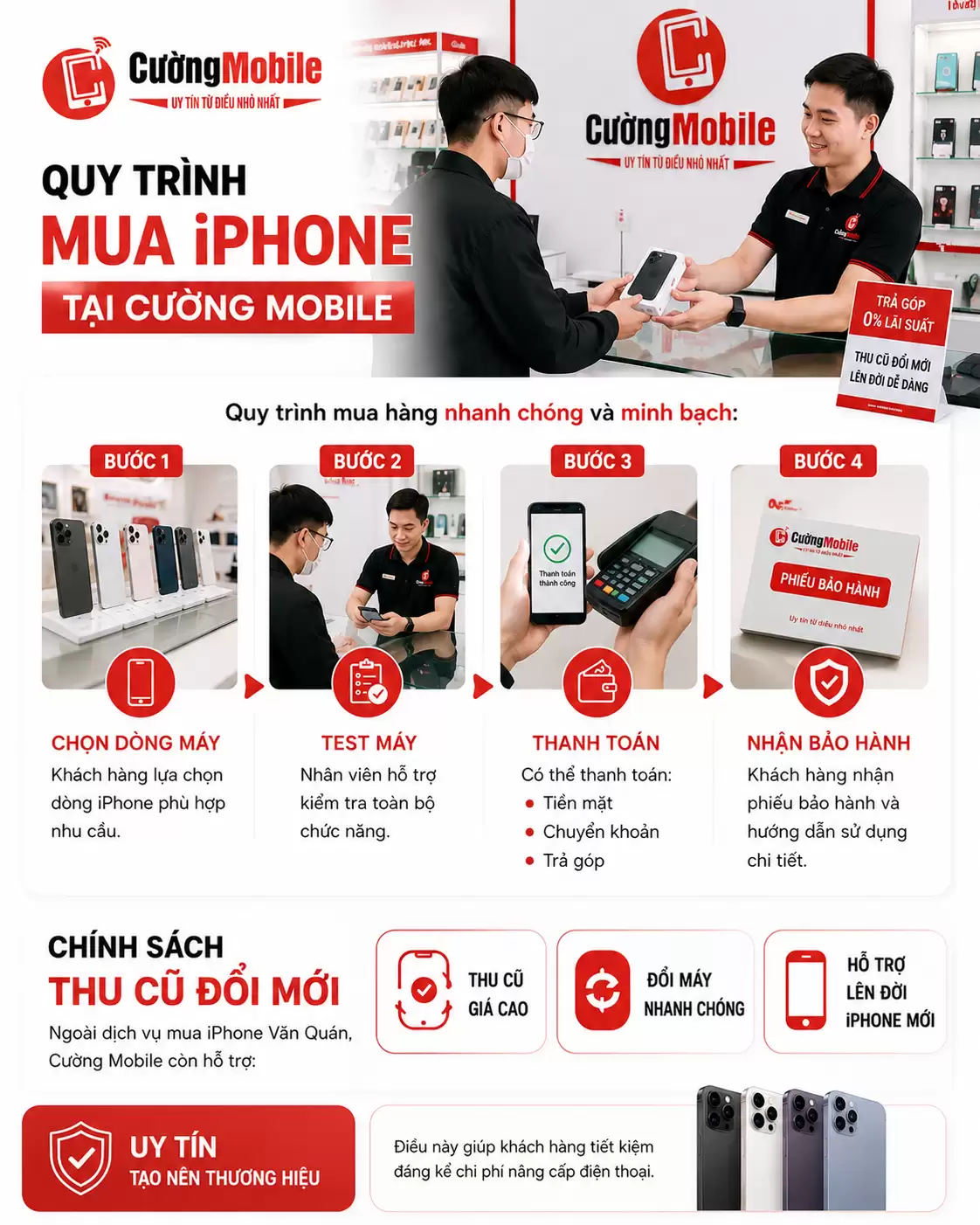 Mua iPhone Văn Quán Giá Tốt, Uy Tín Tại Cường Mobile