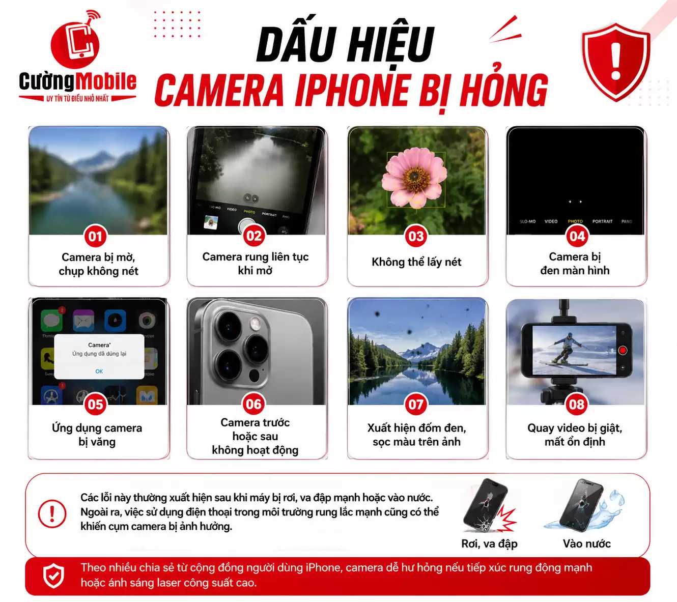 Sửa Camera iPhone Hà Đông Uy Tín, Lấy Ngay Tại Cường Mobile