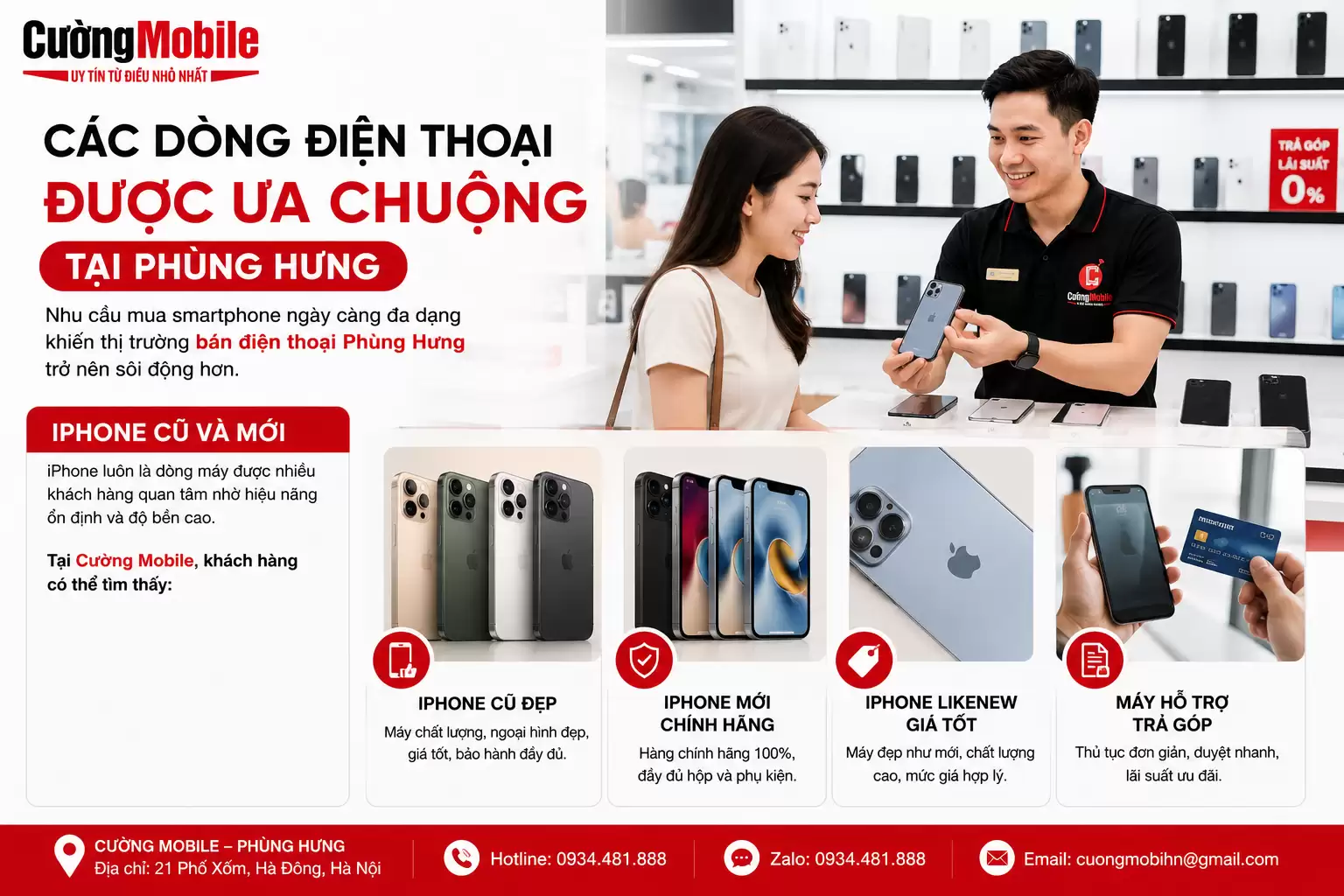Bán Điện Thoại Phùng Hưng Giá Tốt, Uy Tín Tại Hà Đông