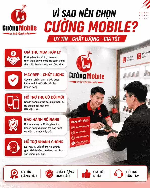 Mua Bán Điện Thoại Phùng Hưng Uy Tín, Giá Tốt Tại Cường Mobile