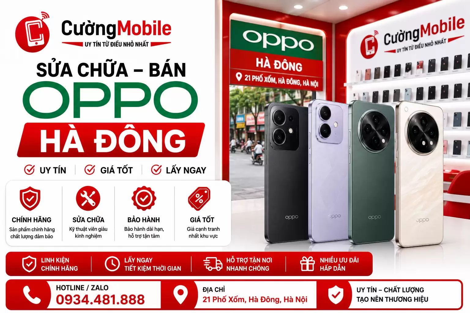Sửa Oppo Hà Đông Giá Tốt – Máy Lỗi Đừng Vội Đổi, Có Khi Chỉ Cần Sửa Là Dùng Ổn!