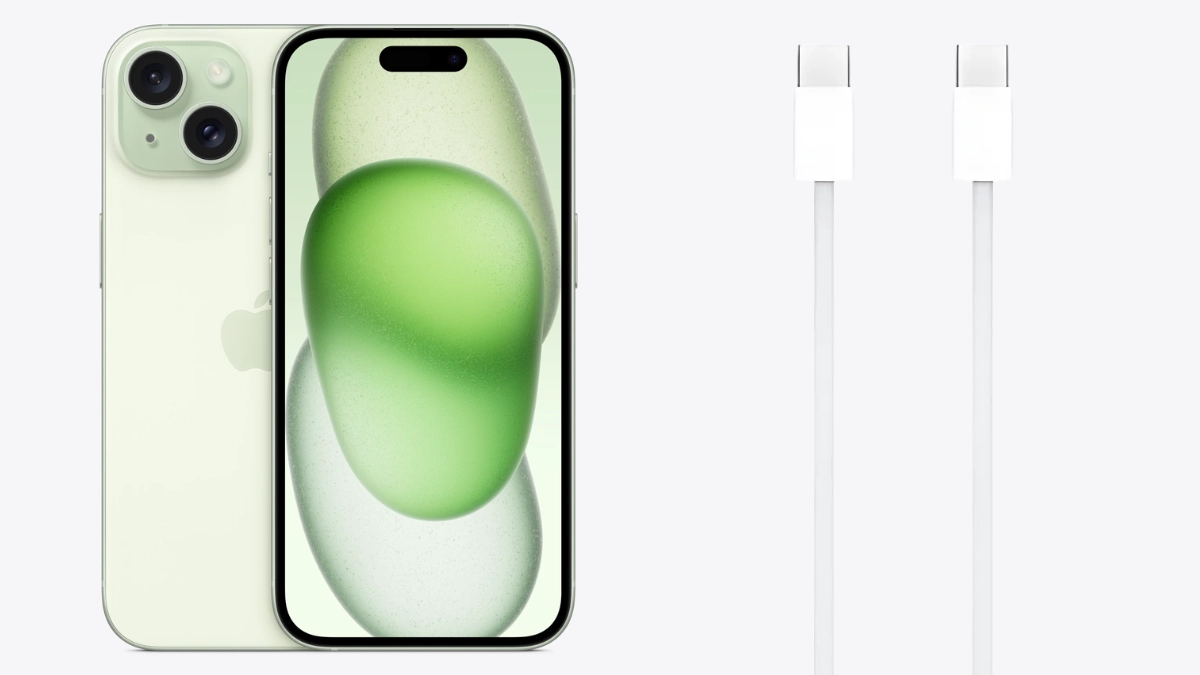 Cổng kết nối Type-C trên iPhone 15 thường